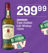Jameson Triple Distilled Irish Whiskey-750ml