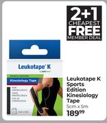 Leukotape K Sports Edition Kinesiology Tape 5cm x 5m