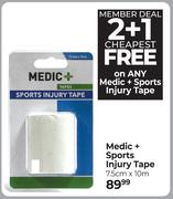 Medic+ Sports Injury Tape 7.5cm x 10m