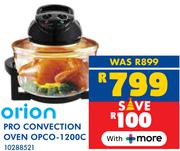 Orion Pro Convection Oven OPCO-1200C