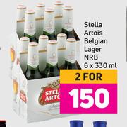 Stella Artois Belgian Lager NRB-For 2 x 6 x 330ml