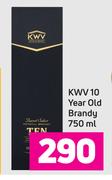 KWV 10 Year Old Brandy-750ml