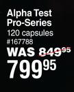 Muscletech Alpha Test Pro Series 167788-120 Capsules
