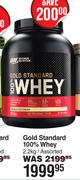 Optimum Nutrition Gold Standard 100% Whey Assorted-2.2kg