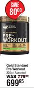 Optimum Nutrition Gold Standard Pre-Workout Assorted-330g
