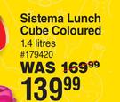 Sistema 1.4Ltr Luncg Cube Coloured
