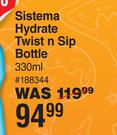 Sistema 330ml Hydrate Twist n Sip Bottle