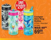 Coolgear Skim Ring Bottles 473ml Assorted-Each