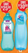 Sistema 600ml Hydrate Helix Twist N Sip Bottle