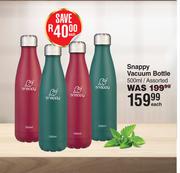 Snappy 500ml Vacuum Bottle Assorted-Each
