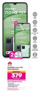 2 x Huawei Nova Y61 Smartphone-On 1.2GB Red Top Up Core More Data + On Promo 75