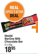 Nestle Barone Milk Chocolate Bar-2 x 42g