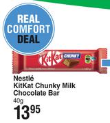 Nestle Kitkat Chunky Milk Chocolate Bar-40g