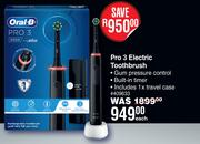 Oral B Pro 3 Electric Toothbrush 409633-Each