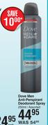 Dove Men Anti Perspirant Deodorant Spray Assorted-250ml
