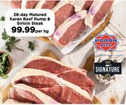 28 Day Matured Karan Beef Rump & Sirloin Steak-Per Kg