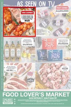 Food Lovers Market Kwa-Zulu Natal : Summer Carnival (25 January - 31 January 2021), page 20