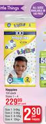 Baby Things Nappies 100 Pack Sizes 1-4-Per Pack