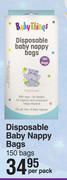 Baby Things Disposable Baby Nappy Bags-Per Pack