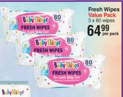 Baby Things Fresh Wipes Value Pack (3 x 80 Wipes)-Per Pack