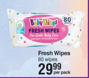 Baby Things Fresh Wipes (80 Wipes)- Per Pack
