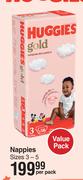 Huggies Nappies (Size 3-5)-Per Pack