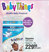 Baby Things Nappies (100 Pack)-Per Pack