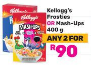Kellogg's Frosties Or Mash-Ups-For Any 2 x 400g