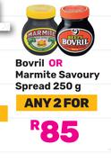 Bovril Or Marmite Savoury Spread-For Any 2 x 250g