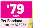 Pet Bandana-Each