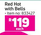 Red Hat With Bells-Each