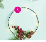 Wreath Thin Band With Light