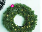35cm Wreath With Lights