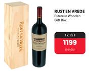 Rust En Vrede Estate In Wooden Gift Box-1.5L