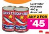 Lucky Star Pilchards Assorted-For Any 2 x 400g