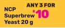 NCP Superbrew Yeast-For Any 3 x 20g