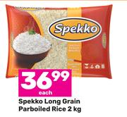 Spekko Long Grain Parboiled Rice-2Kg Each