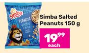 Simba Salted Peanuts-150g Each