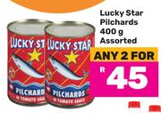 Lucky Star Pilchards Assorted-For Any 2 x 400g
