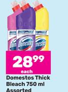 Domestos Thick Bleach Assorted-750ml Each