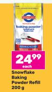 Snowflake Baking Powder Reffill-200g Each