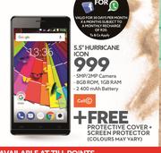 Cell C 5.5"  Hurricane Icon+Free Protective Cover+Screen Protector
