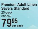 Softi Premium Adult Linen Savers Standard 20 Pack-Per Pack