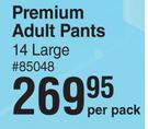 Softi Premium Adult Pants 14 Large-Per Pack