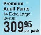 Softi Premium Adult Pants 14 Extra Large-Per Pack