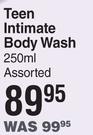 Gyna Guard Teen Intimate Body Wash-250ml