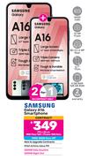 2 x Samsung Galaxy A16 Smartphone-On Red Flexi 160 + Promo 1GB Data