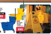 Aro 33Ltr Single Wringler Trolley-Each