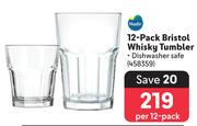 Nadir 12 Pack Bristol Whisky Tumbler-Per 12 Pack