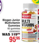 Biogen Junior Multivitamin Gummies 60 Gummies